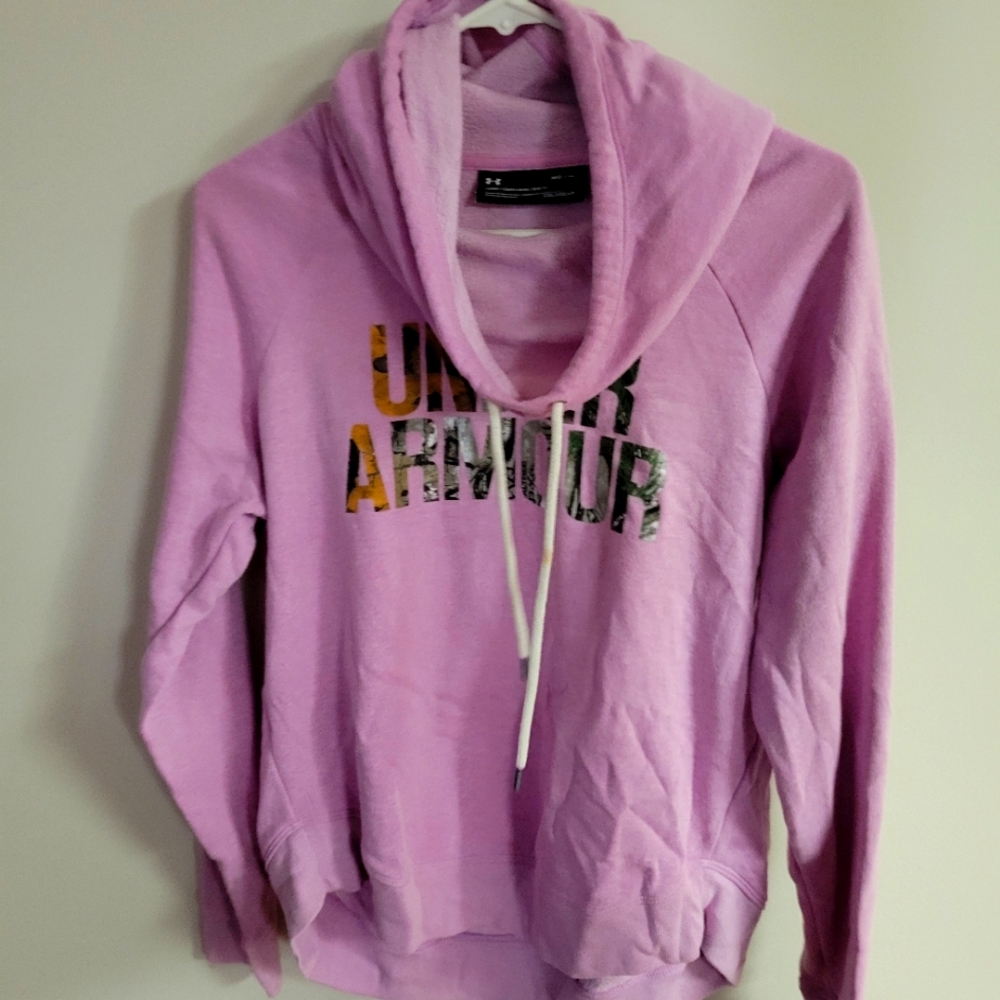 Under Armour pinkish purple  women's hoodie size Medium